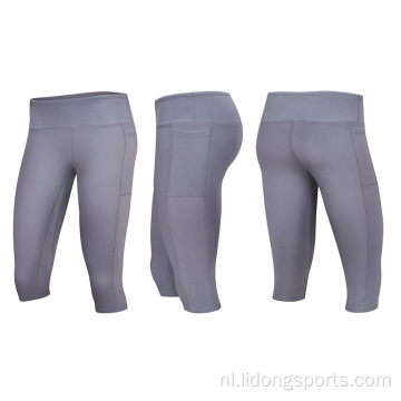 Stretch hoge taille yoga legging yoga shorts